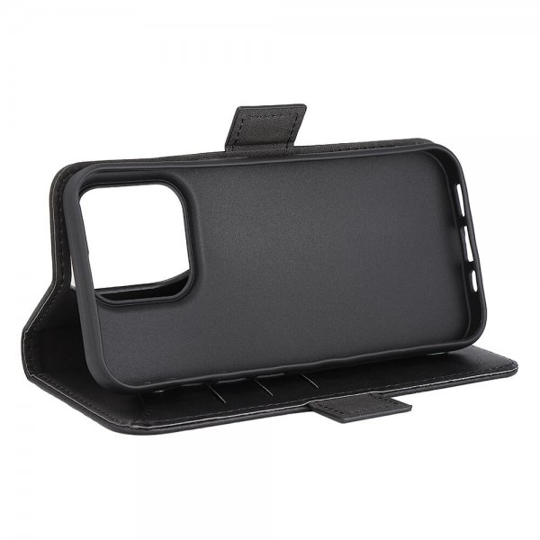 Gear iPhone 15 Pro Cover 3 Kortlommer MagSeries Sort