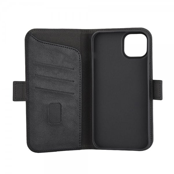 Gear iPhone 15 Plus Cover 3 Kortlommer MagSeries Sort