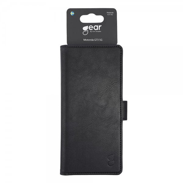 Gear Motorola Moto G73 5G Etui 3 Kortlommer Sort