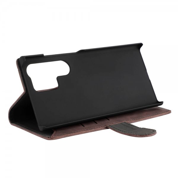 Gear Samsung Galaxy S23 Ultra Etui med Kortrum Brun