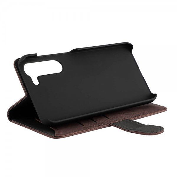 Gear Samsung Galaxy S23 Plus Cover med Kortrum Brun