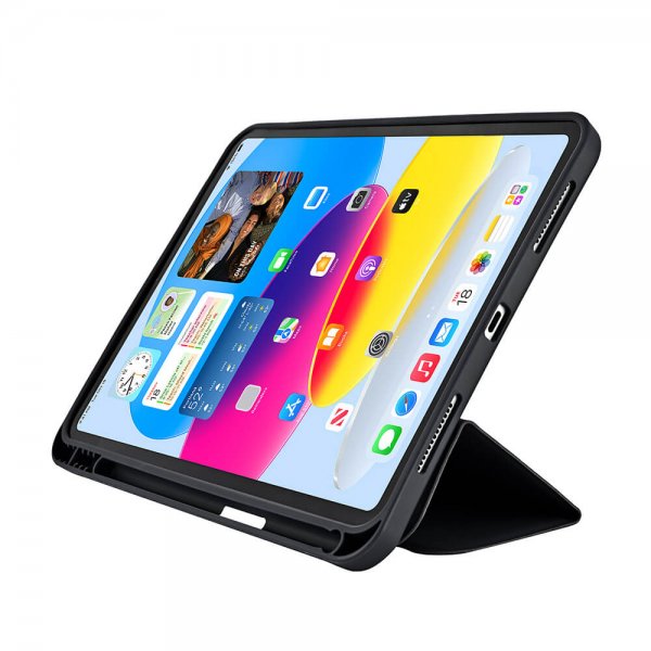Gear iPad 10.9 (gen 10)/iPad 11 (A16) Etui Penneholder Sort