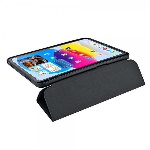 Gear iPad 10.9 (gen 10)/iPad 11 (A16) Etui Penneholder Sort