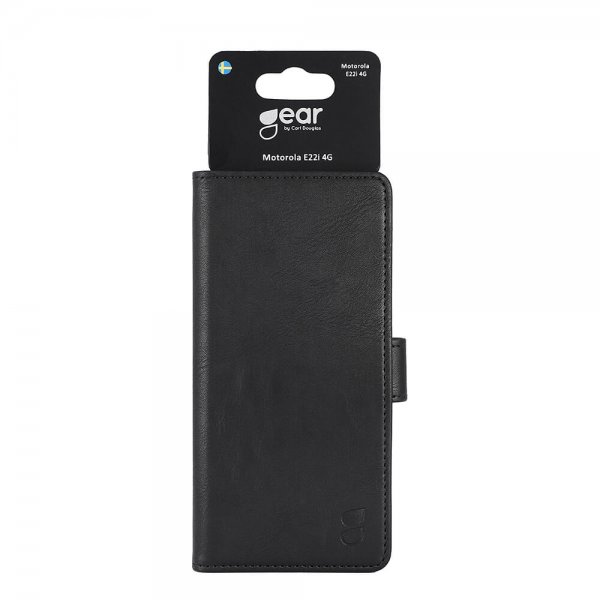 Gear Motorola Moto e22i Cover 3 Kortpladser Sort