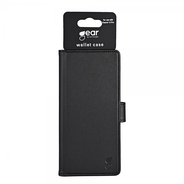 Gear Xiaomi 12 Pro Etui 3 Kortlommer Sort