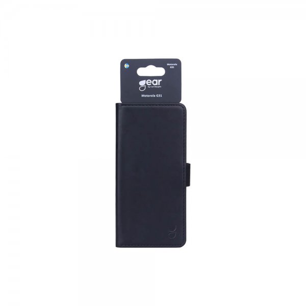 Gear Motorola Moto G31 Etui 3 Kortfack Svart