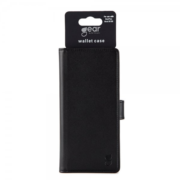 Gear OnePlus Nord N100 Etui 3 Kortrum Sort