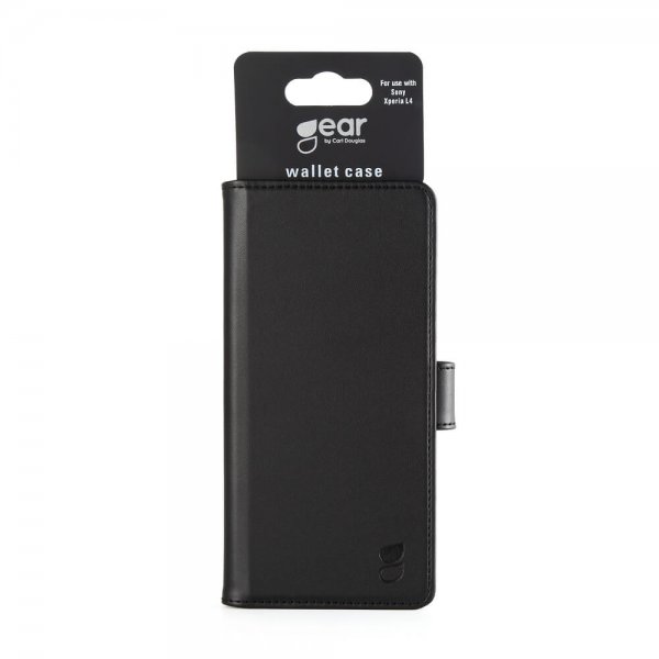 Gear Sony Xperia L4 Cover 3 Kortlommer Sort
