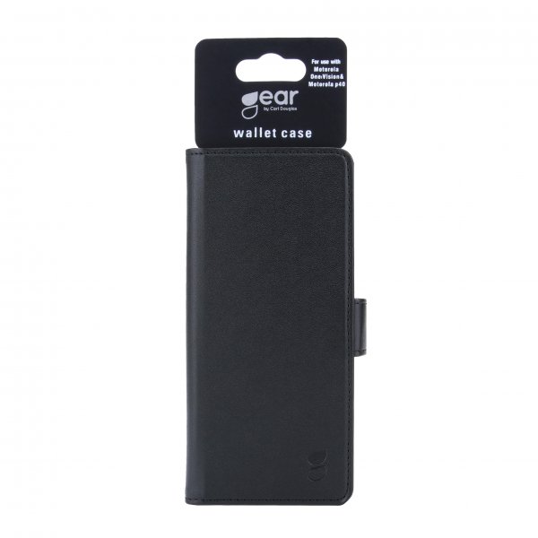 Gear Motorola One Vision Cover 3 Kortlommer Sort
