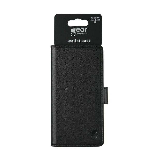 Gear Sony Xperia L3 Cover 3 Kortlommer Sort