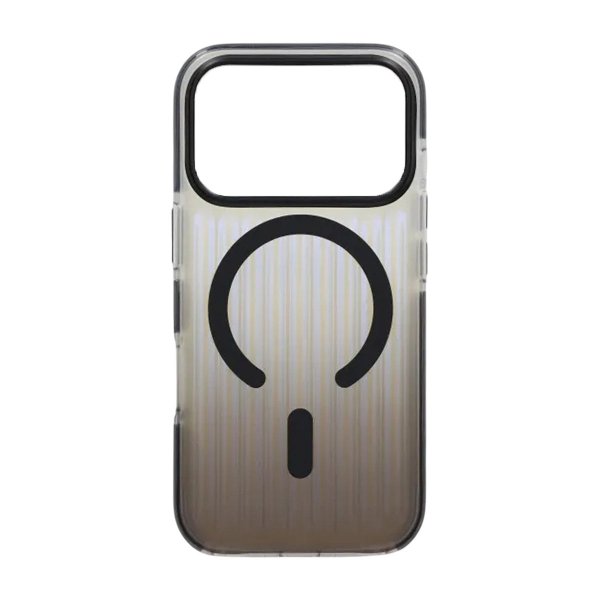 iPhone 17 Pro Cover Bølget MagSafe Sort