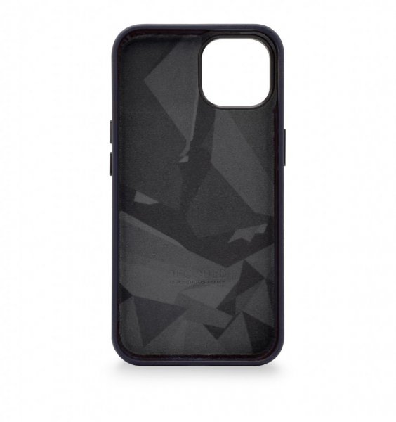 Decoded iPhone 14 Plus Cover Læder Bagside Navy