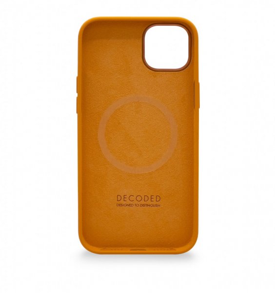 Decoded iPhone 14 Plus Skal Silicone Bagcover Apricot
