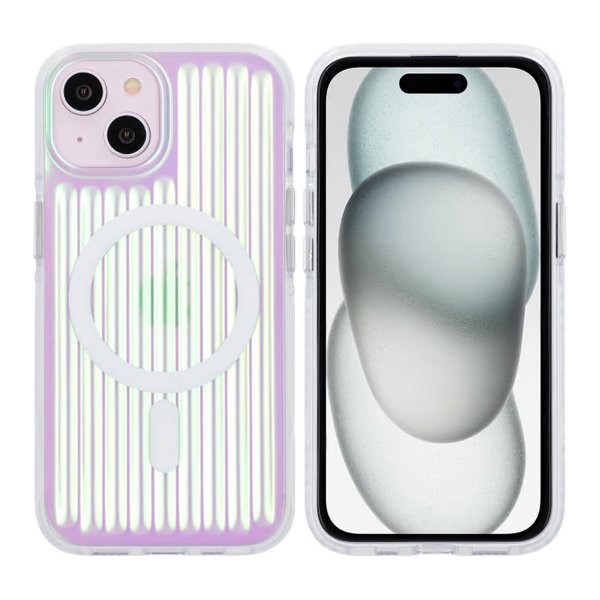 iPhone 13/iPhone 14/iPhone 15 Cover Reflection MagSafe Grøn