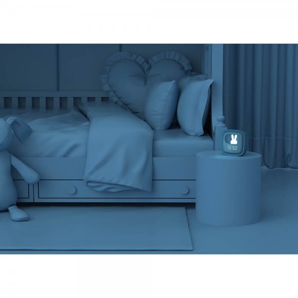 Mobility on Board Vækkeur med Natlampe Billy Clock Mørkeblå