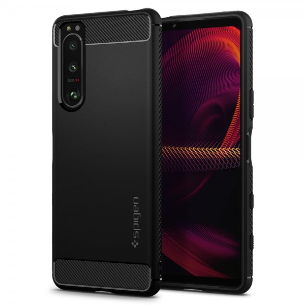 Spigen Sony Xperia 5 III Cover Rugged Armor Matte Black