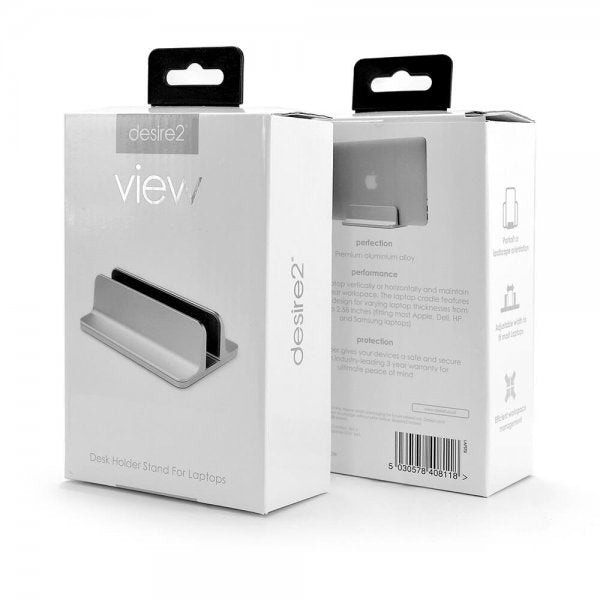 desire2 Bordholder til Mac/Ultrabooks Justerbar Aluminium