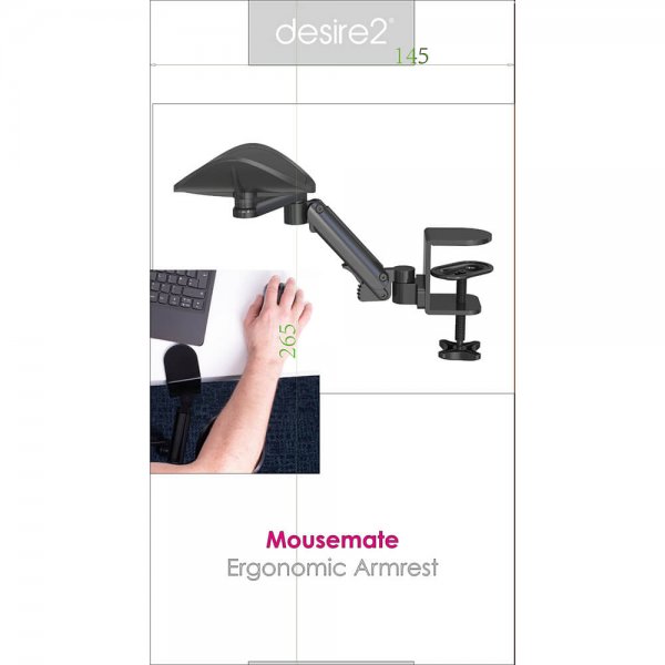 desire2 MouseMate Håndledsstøtte