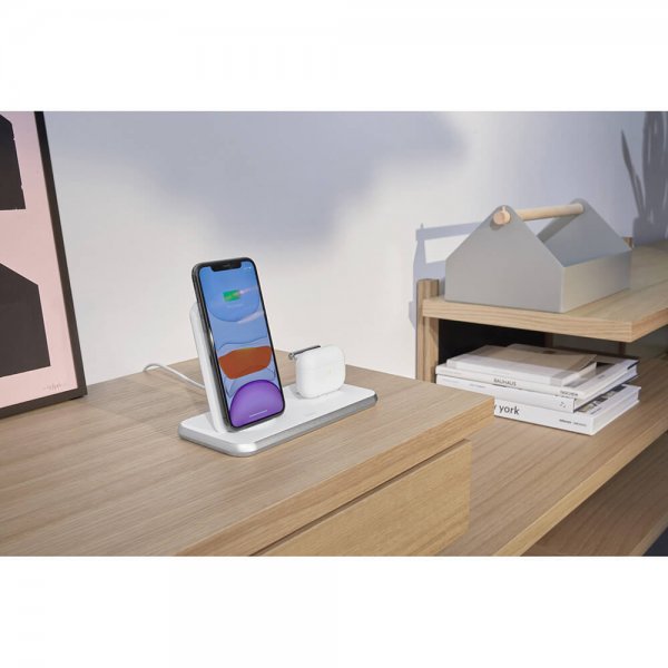 Zens Stand/Dock Aluminium trådløs oplader