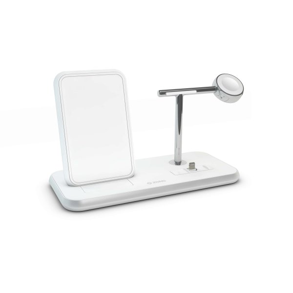 Zens Stand/Dock/Watch Trådløs oplader i aluminium