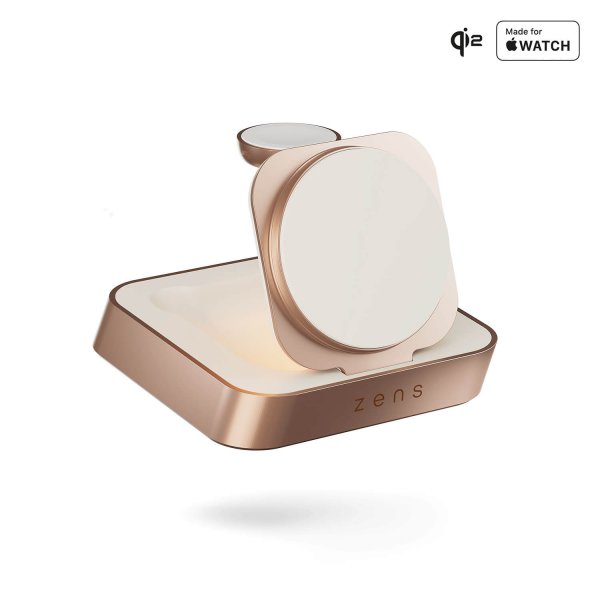 Zens Trådløs Oplader Nightstand Charger Pro 2 MagSafe Copper