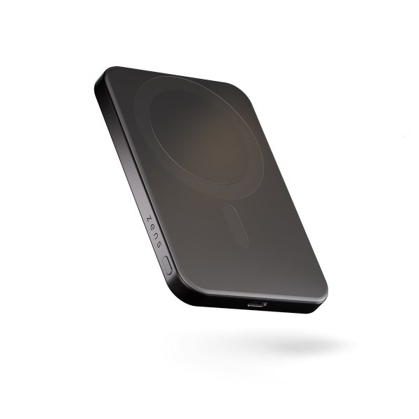 Zens Powerbank Pro 1 Slim 5000 mAh Qi2 MagSafe Sort