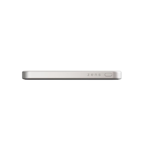Zens Powerbank Pro 1 Slim 5000 mAh Qi2 MagSafe Hvid
