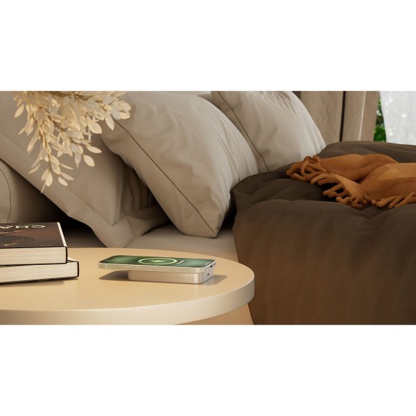 Zens Powerbank Pro 1 Slim 10.000 mAh Qi2 MagSafe Hvid