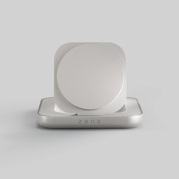 Zens Trådløs Oplader Magnetic Nightstand Charger Qi2 15W Hvid