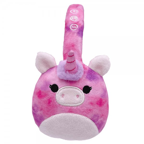 Squishmallows Høretelefoner Plys Bluetooth-Hovedtelefoner Lola Enhjørningen