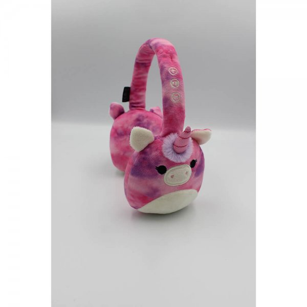 Squishmallows Høretelefoner Plys Bluetooth-Hovedtelefoner Lola Enhjørningen
