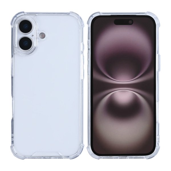 iPhone 17 Cover Forstærkede Hjørner Gennemsigtig