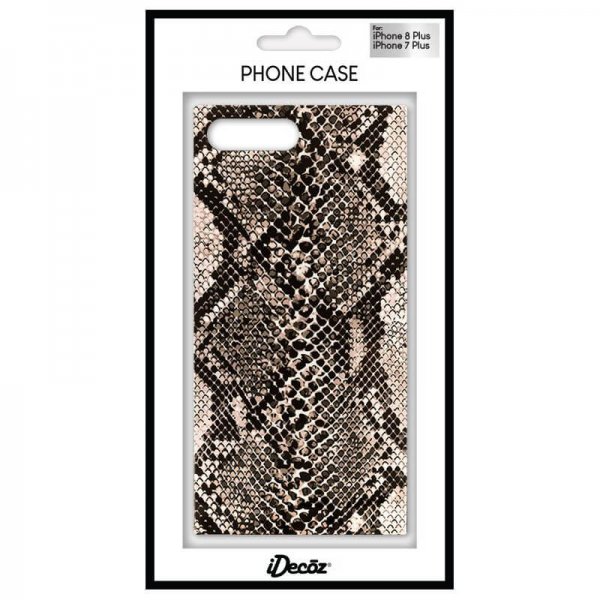 iDecoz iPhone 7 Plus/iPhone 8 Plus Cover Square Case Python