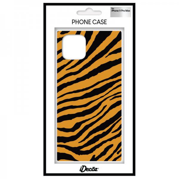iDecoz iPhone 11 Pro Max Square Cover Tiger
