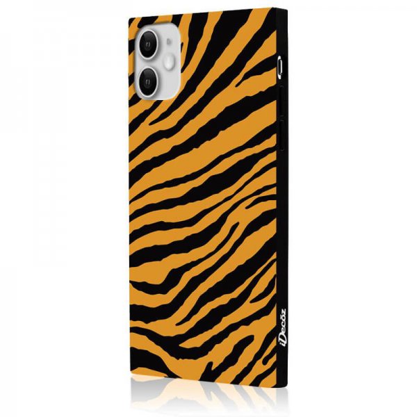 iDecoz iPhone 11 Cover Square Case Tiger