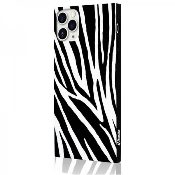 iDecoz iPhone 11 Pro Cover Square Case Zebra