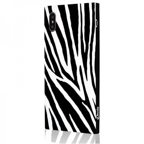 iDecoz iPhone Xs Max Cover Square Case Zebra