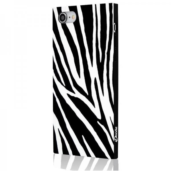 iDecoz iPhone 7/8/SE Cover Square Case Zebra