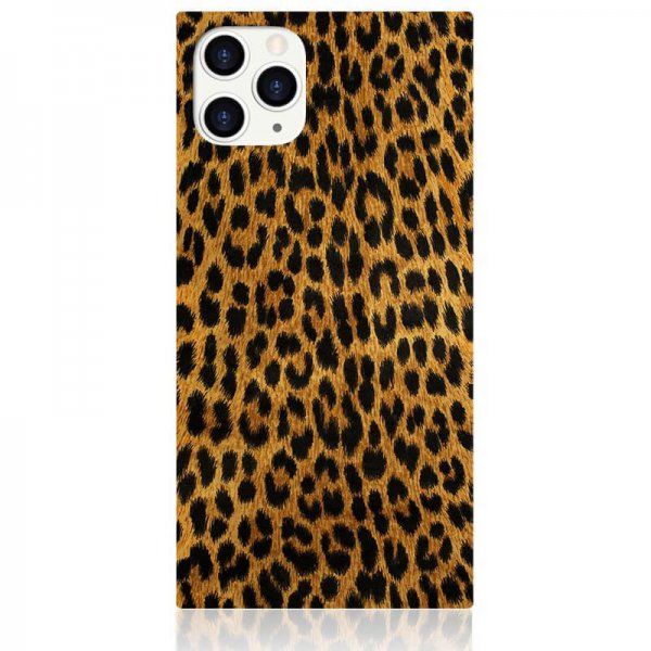 iDecoz iPhone 11 Pro Cover Square Case Leopard