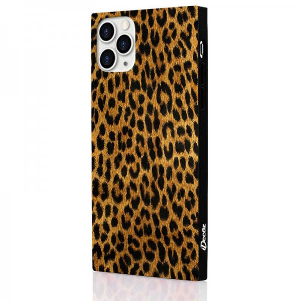 iDecoz iPhone 11 Pro Cover Square Case Leopard