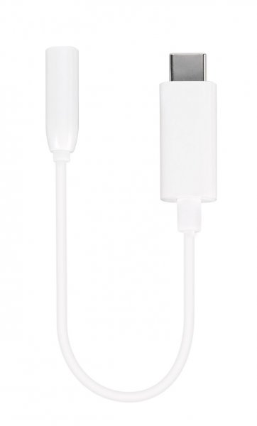 Vivanco Adapter USB Type-C til 3.5mm Hvid