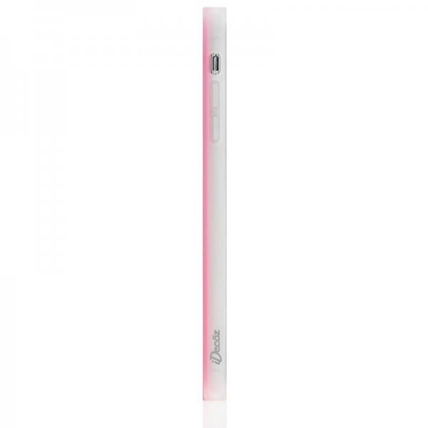 iDecoz iPhone X/Xs Cover Square Case Neon Pink