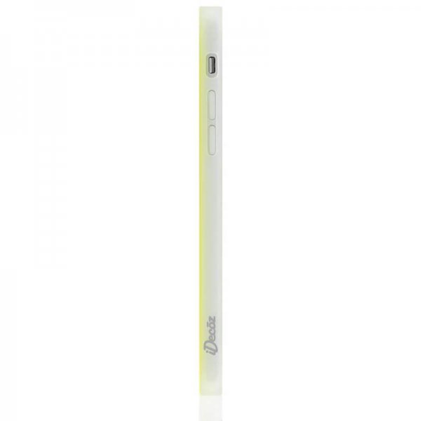 iDecoz iPhone 7 Plus/iPhone 8 Plus Cover Firkantet Neon Gul