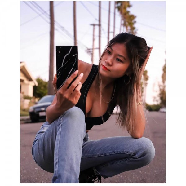 iDecoz iPhone 11 Pro Max Square Case Marble Sort