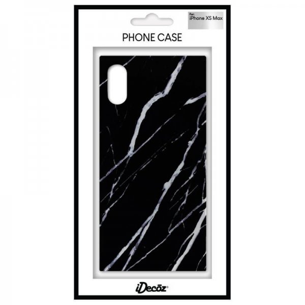 iDecoz iPhone Xs Max Cover Square Case Marble Sort