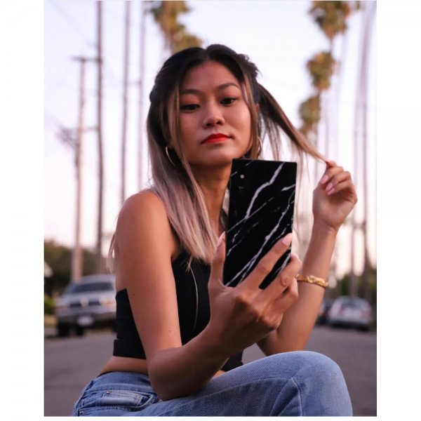 iDecoz iPhone Xr Cover Square Case Marble Sort