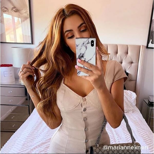 iDecoz iPhone 11 Pro Cover Square Case Marmor Hvid