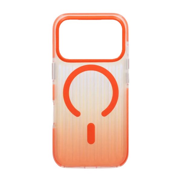 iPhone 17 Pro Max Cover Korrugeret MagSafe Orange