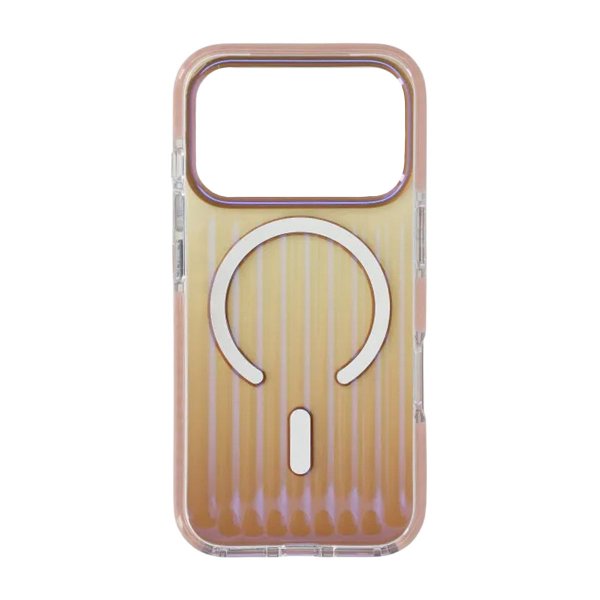 iPhone 17 Pro Cover Bølget MagSafe Guld