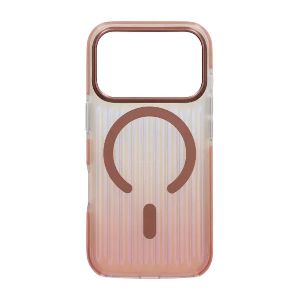 iPhone 17 Pro Cover Bølget MagSafe Rosegold